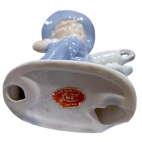 Vintage LEGO Japan Porcelain Boy with Watering Can Flower Figurine 4.75" Tall - Picture 12 of 12